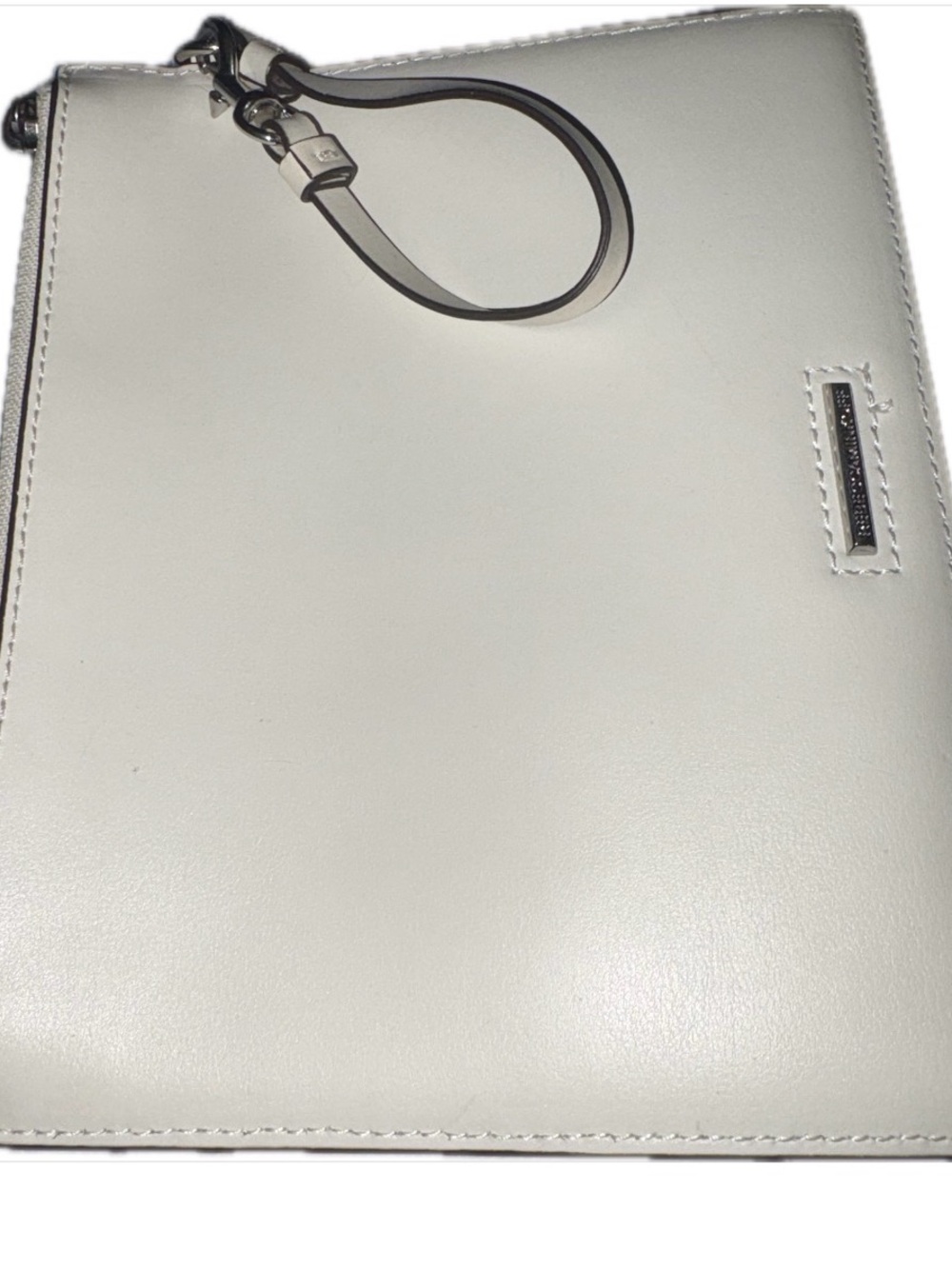Rebecca minkoff White Women's Wristlet Clutch - Sleek Minimal Design